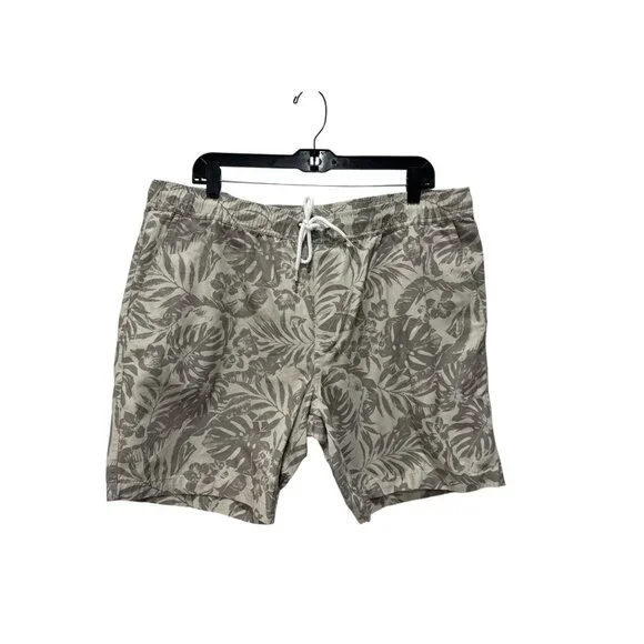 UNISON Men Brown Palms Shorts XL - Picture 2 of 4